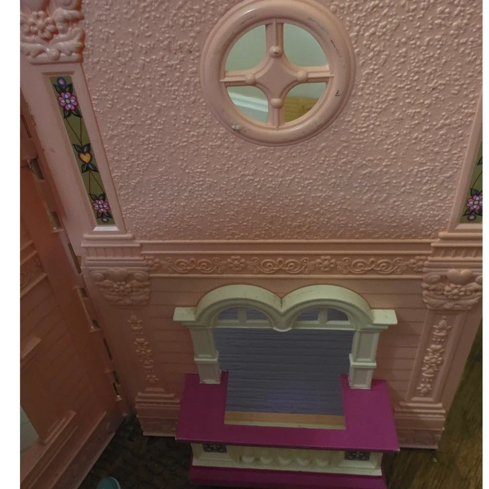 Fisher Price Loving Family Grand Mansion Huge! Pink Needs Cleaning
